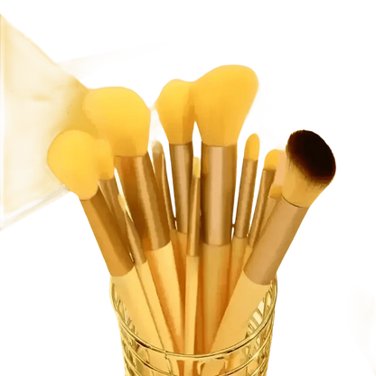 13pcs Velvet Bag Makeup Brushes Set Eye Pink Pouch lash brush for eyelash extensions - GiFTiFY
