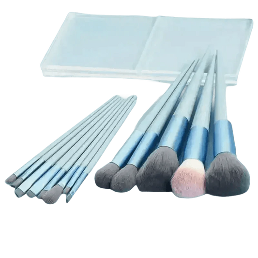 13pcs Velvet Bag Makeup Brushes Set Eye Pink Pouch lash brush for eyelash extensions - GiFTiFY