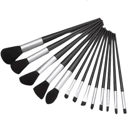 13pcs Velvet Bag Makeup Brushes Set Eye Pink Pouch lash brush for eyelash extensions - GiFTiFY