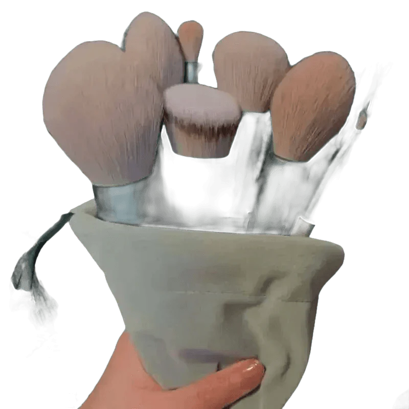 13pcs Velvet Bag Makeup Brushes Set Eye Pink Pouch lash brush for eyelash extensions - GiFTiFY
