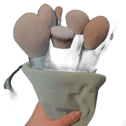 13pcs Velvet Bag Makeup Brushes Set Eye Pink Pouch lash brush for eyelash extensions - GiFTiFY
