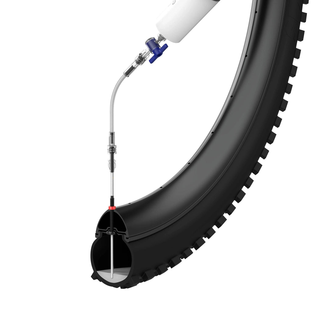 KOM Cycling Tubeless Sealant Injector Tool for Mess-Free Tire Maintenance & Repair