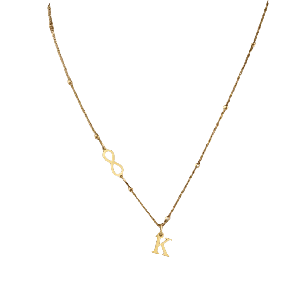 26-letter Hanging Stainless Steel Letter Necklace - GiFTiFY