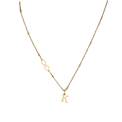 26-letter Hanging Stainless Steel Letter Necklace - GiFTiFY