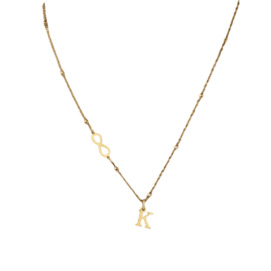 26-letter Hanging Stainless Steel Letter Necklace - GiFTiFY