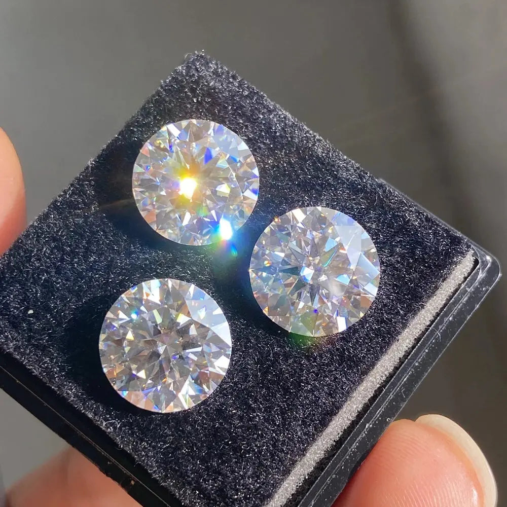 0.3-10ct Rare Oval Cut Moissanite Loose Stone D Color Super White Certified Ellipse Oval Moissanite Diamonds DSERS