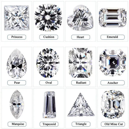 0.3-10ct Rare Oval Cut Moissanite Loose Stone D Color Super White Certified Ellipse Oval Moissanite Diamonds DSERS