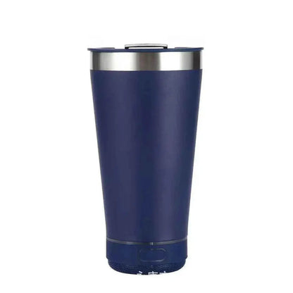 16oz smart bluetooth speaker car portable car cup creative bottle opener stainless steel thermos cup - GiFTiFY