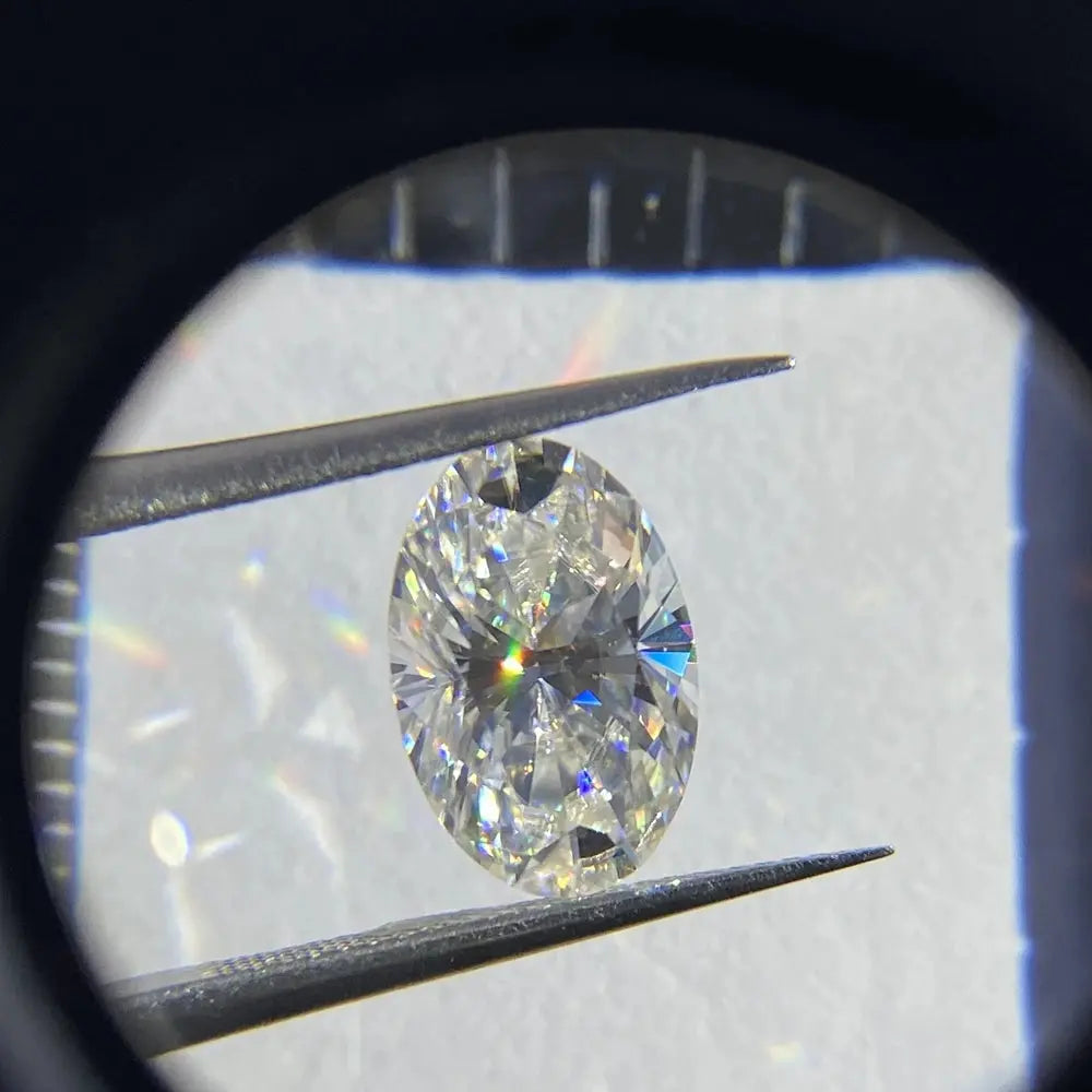 0.3-10ct Rare Oval Cut Moissanite Loose Stone D Color Super White Certified Ellipse Oval Moissanite Diamonds DSERS