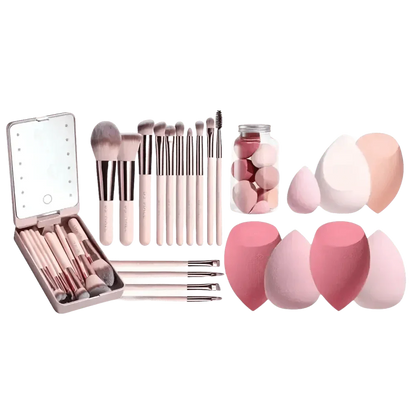 Portable LED Mirror Travel Makeup Box - GiFTiFY